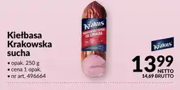 Makro Kiełbasa Krakowska sucha Krakus oferta