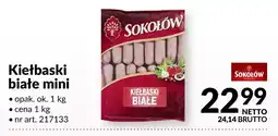 Makro Kiełbaski białe mini Sokołów oferta