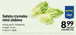 Makro Sałata rzymska mini zielona oferta