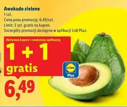 Lidl Awokado zielone 1 szt oferta