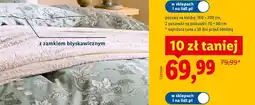 Lidl Pościel satynowa z bawełny 160×200cm oferta