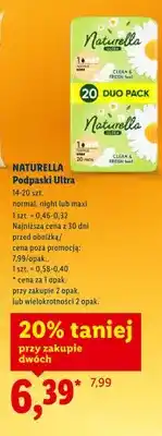 Lidl Podpaski Ultra normal oferta