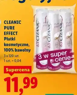 Lidl Płatki kosmetyczne 100% bawełny Pure Effect oferta