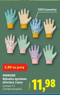 Lidl Rękawice ogrodowe dziecięce, 2 zestawy do wyboru oferta