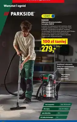Lidl Odkurzacz do pracy na mokro i na sucho oferta
