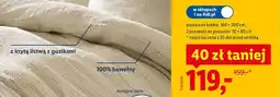 Lidl Pościel z bawełny muślinowej 160x200 cm + 70x80 cm oferta