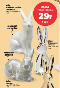 Netto Figurka Zając, różne rodzaje oferta