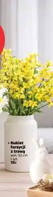 Netto Sztuczne kwiaty bukiet forsycji z trawą oferta