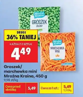 Biedronka Groszek/ marchewka mini Mroźna Kraina, 450 g oferta