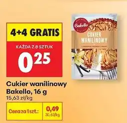 Biedronka Cukier wanilinowy Bakello, 16 g oferta