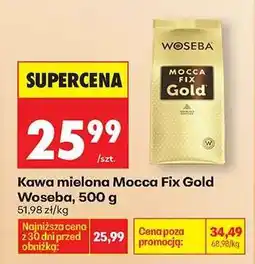 Biedronka Kawa mielona Mocca Fix Gold Woseba 500 g oferta