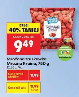 Biedronka Mrożona truskawka Mrożna Kraina, 750 g oferta