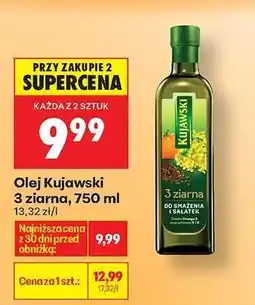 Biedronka Olej Kujawski 3 ziarna, 750 ml oferta