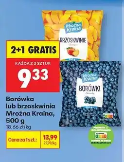 Biedronka Borówka lub brzoskwinia Mroźna Kraina, 500 g oferta
