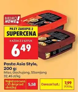 Biedronka Pasta Asia Style , 200 g oferta