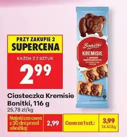 Biedronka Ciasteczka Kremisie Bonitki, 116 g oferta