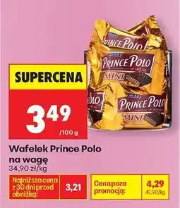 Biedronka Wafelek Prince Polo na wage oferta