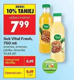 Biedronka Sok Vital Fresh, 750 ml oferta
