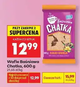 Biedronka Wafle Baśniowa Chatka, 600 g oferta