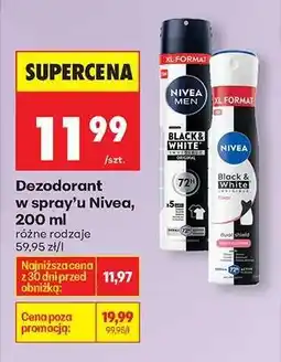 Biedronka Dezodorant w spray'u NIVEA , 200 ml oferta