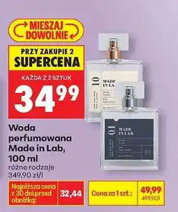 Biedronka Woda perfumowana Made in Lab, 100 ml oferta