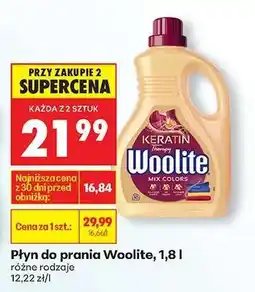 Biedronka Płyn do prania Woolite, 1,8 l oferta