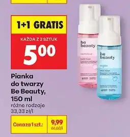 Biedronka Pianka do twarzy Be Beauty, 150 ml oferta