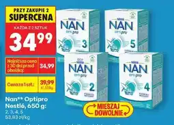 Biedronka Nan Optipro Nestlé 650 g : oferta