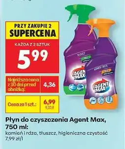 Biedronka Płyn do czyszczenia Agent Max , 750 ml oferta