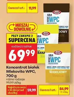 Biedronka Koncentrat białek Mlekovita WPC, 700 g oferta