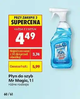 Biedronka Płyn do szyb Mr Magic, 1l oferta