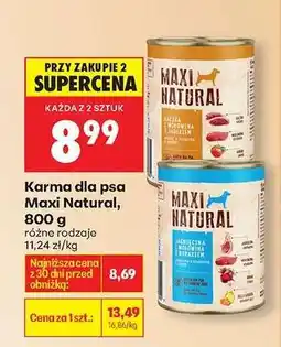 Biedronka Karma dla psa Maxi Natural, 800 g oferta