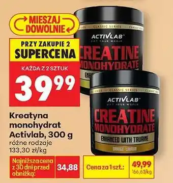 Biedronka Kreatyna monohydrat Activlab, 300 g oferta