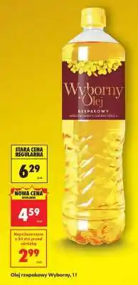 Biedronka Olej rzepakowy Wyborny, 1l oferta