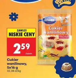 Biedronka Cukier wanilinowy, 5x16 g oferta