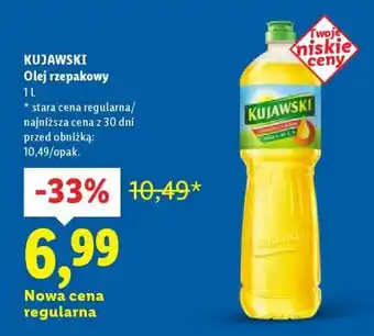 Lidl KUJAWSKI Olej rzepakowy 1 L oferta