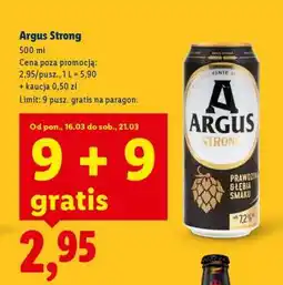 Lidl Argus Strong oferta