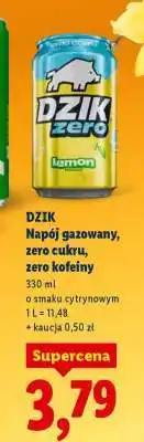 Lidl DZIK Zero Lemon oferta