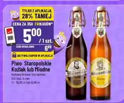 Polomarket Piwo Staropolskie Kozlak lub Miodne oferta
