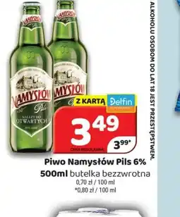 Delfin Piwo Namysłów Pils 6% oferta