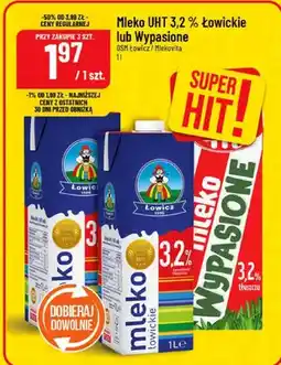 Polomarket Mleko UHT 3,2% Łowickie lub Wypasione oferta