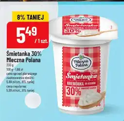 Polomarket Śmietanka 30% Mleczna Polana oferta
