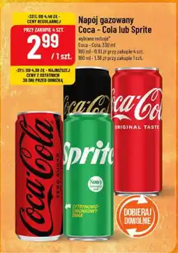 Polomarket Napój gazowany Coca-Cola lub Sprite oferta