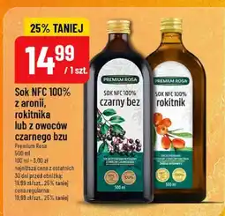 Polomarket Sok NFC 100% z aronii, rokitnika lub z owoców czarnego bzu oferta
