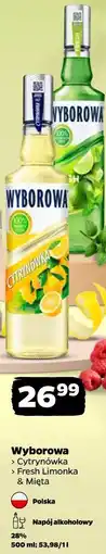Netto Wyborowa (Cytrynówka, Fresh Limonka & Mięta) oferta