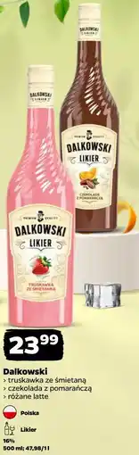 Netto Dalkowski (truskawka ze śmietaną, czekolada z pomarańczą, różane latte) oferta