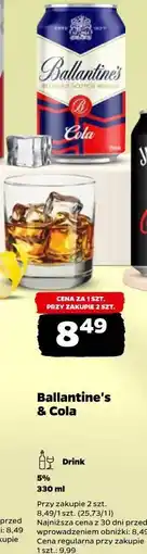 Netto Ballantine's & Cola oferta