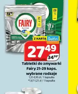 Delfin Fairy tabletki do zmywarki oferta