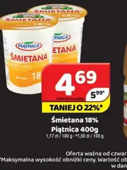 Delfin Piątnica Smietana 18% oferta