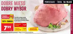 Biedronka Szynka wieprzowa bez kości pakowana próżniowo Kraina Mięs oferta